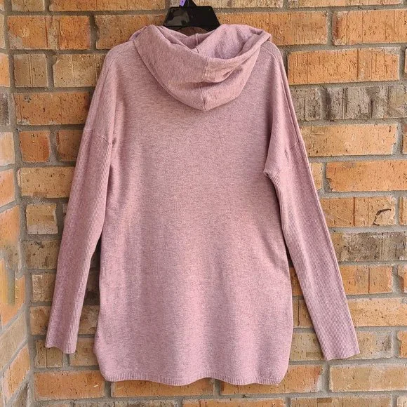 Cyrus Ladies' Drop Shoulder Ribbed Hem Pullover Hoodie Top Orchid Heather Size M - Picture 5 of 16